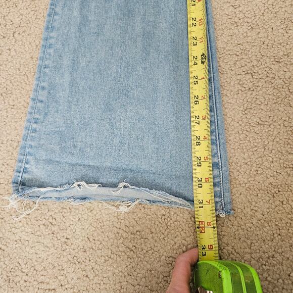 American Eagle AE Next Level Ripped Super High-Waisted Flare Jean 00R - Picture 8 of 8